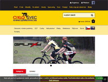 Tablet Screenshot of cyklosvec.cz